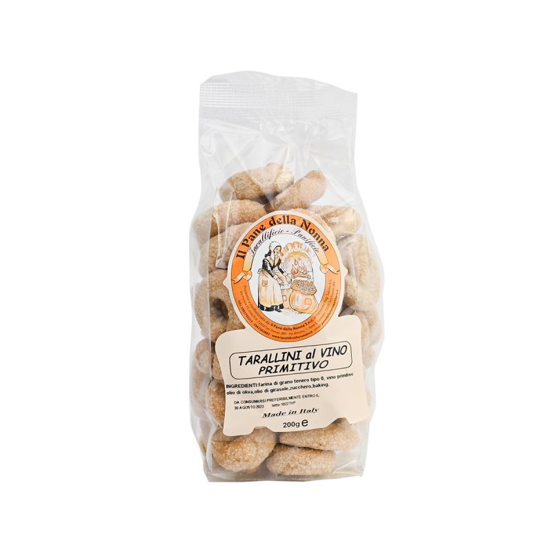 Tarallini Al Vino Primitivo 200g